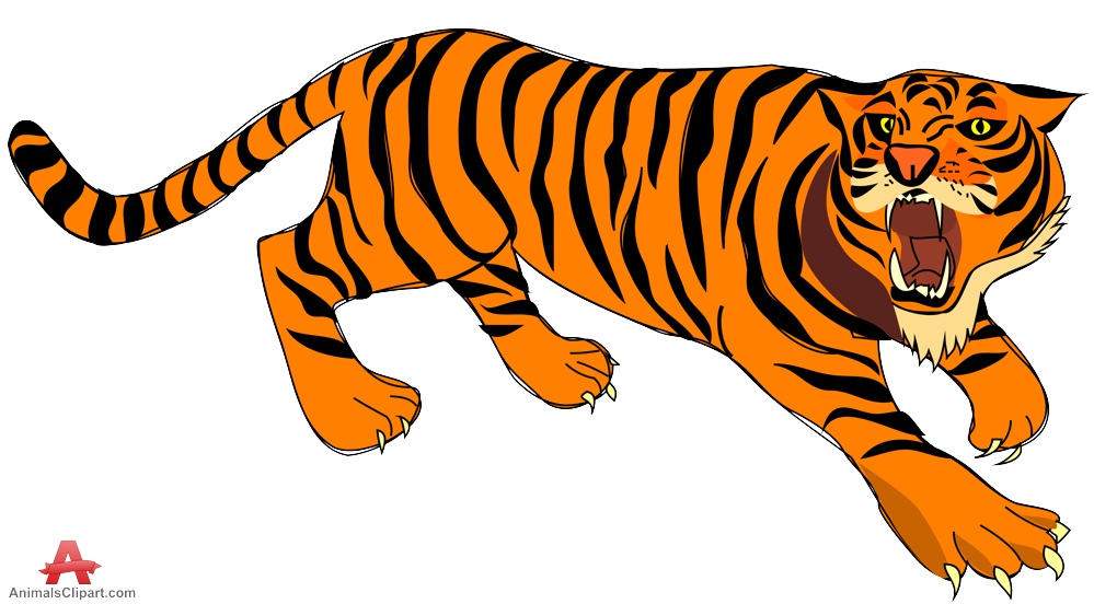 animated tiger clip art free - photo #29