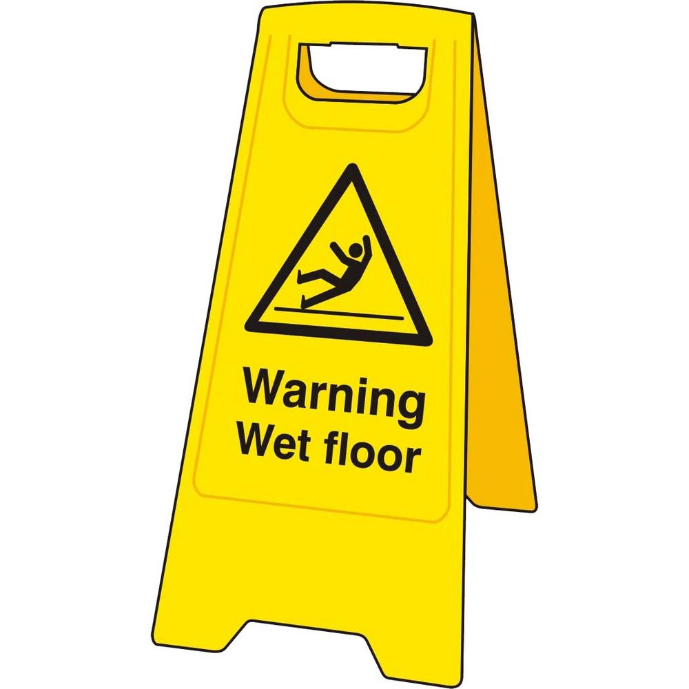 caution wet floor symbol clipart