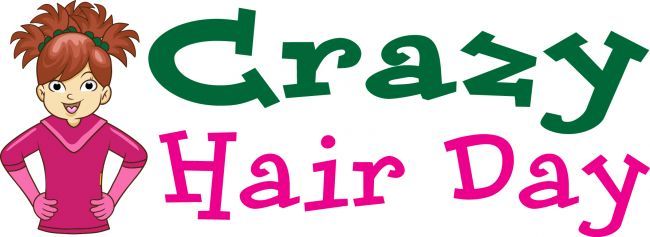 Crazy Hair Day clip art from PTO Today.