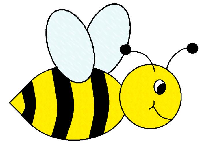 Bee Clipart Black And White 