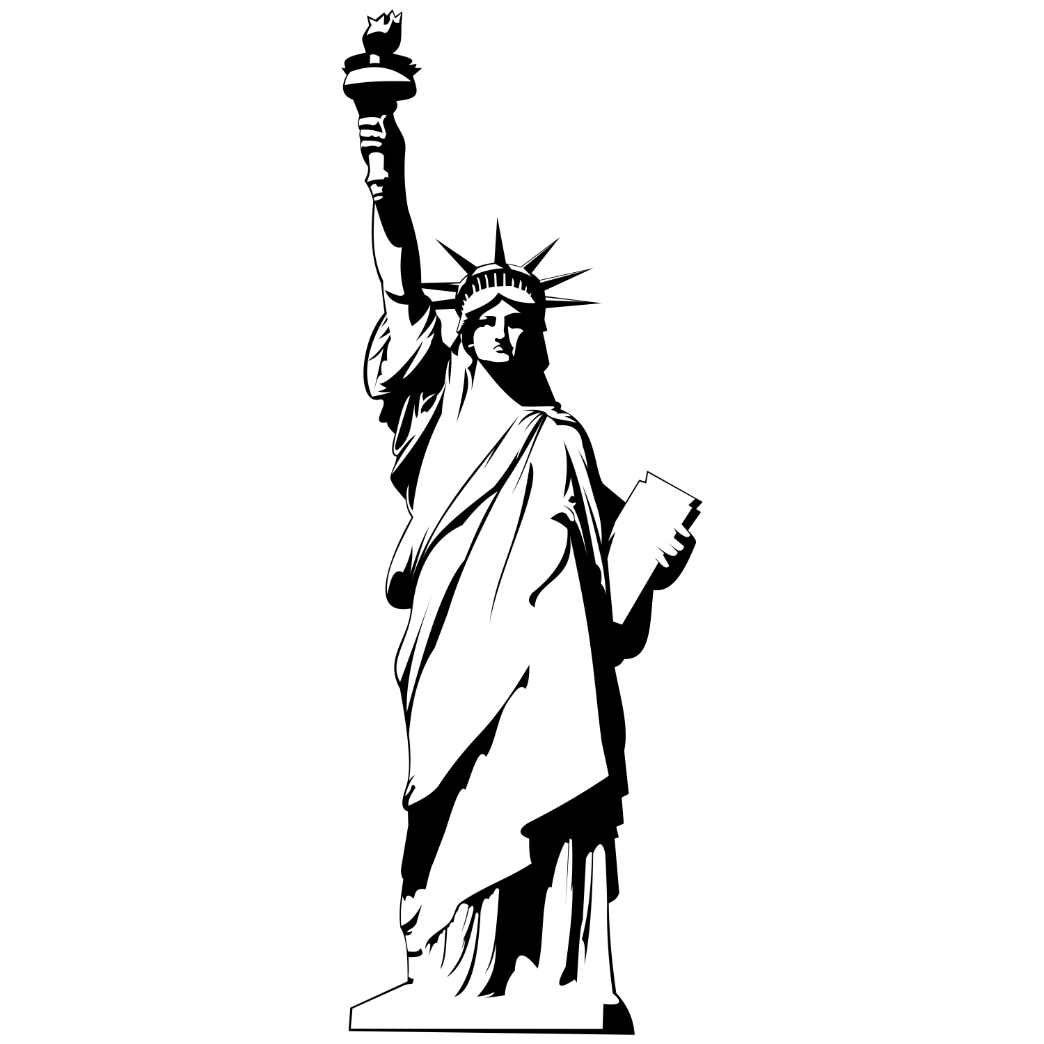 Image For >, Statue Of Liberty Vector Png 