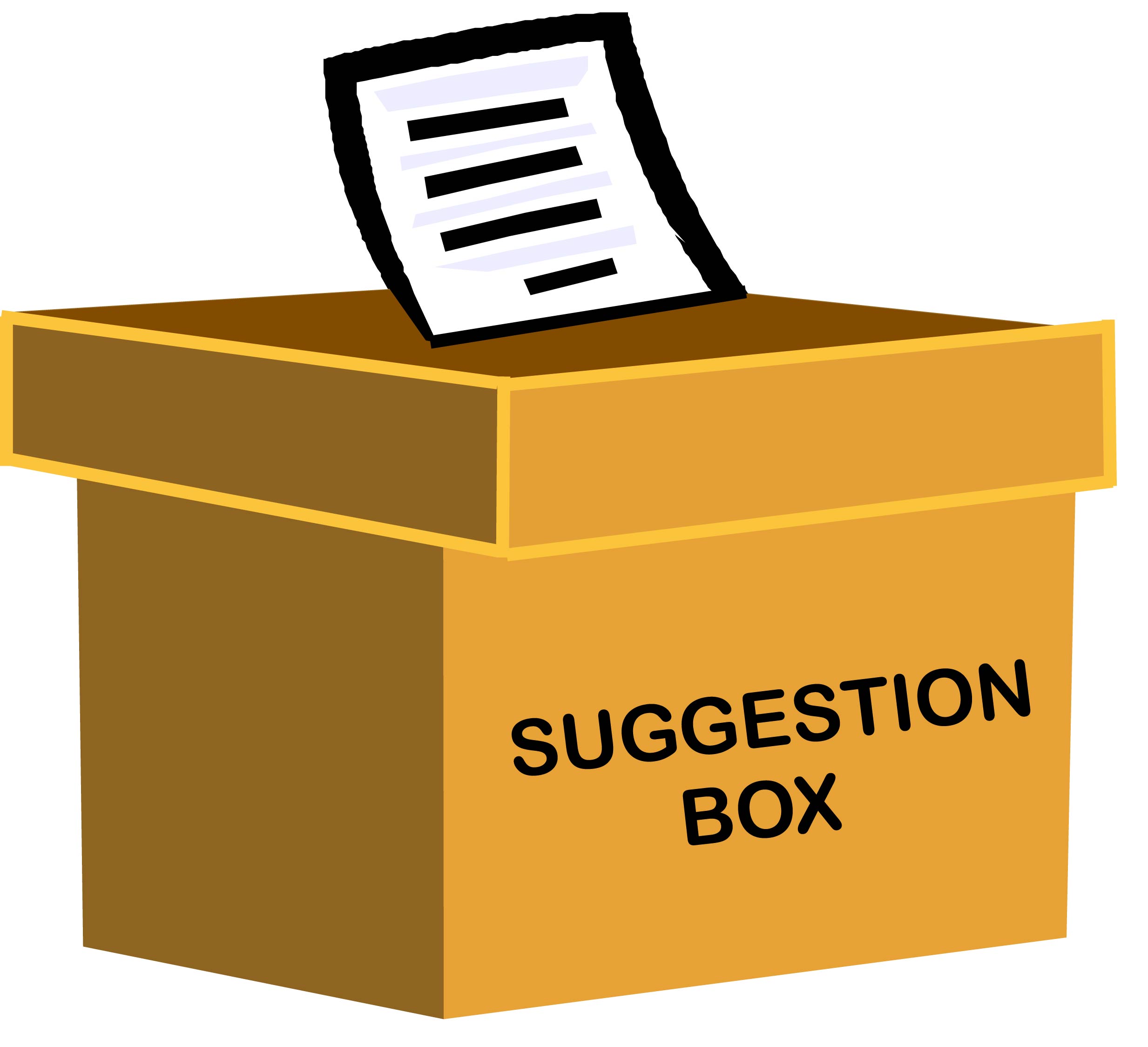 Employee Suggestion Box Clipart