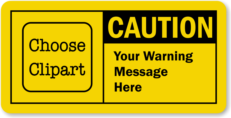 clip art warning label - photo #6