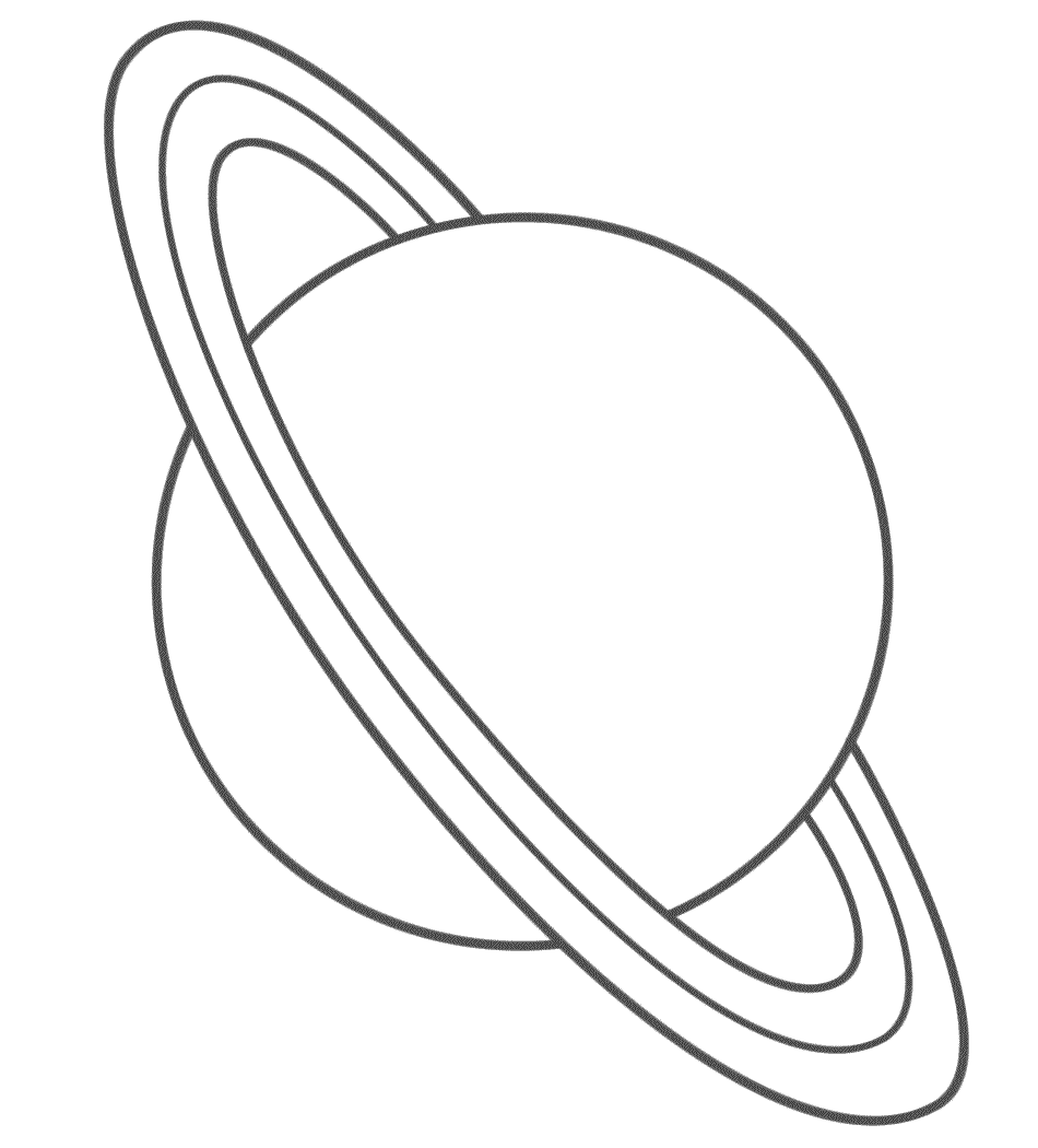clipart planets black and white - photo #22