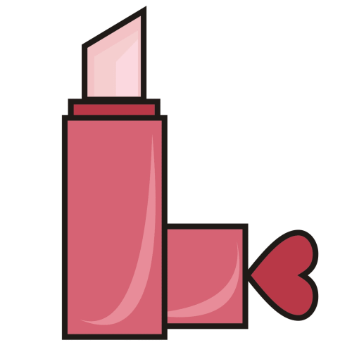 Clip Art Pink Lipstick Clipart 
