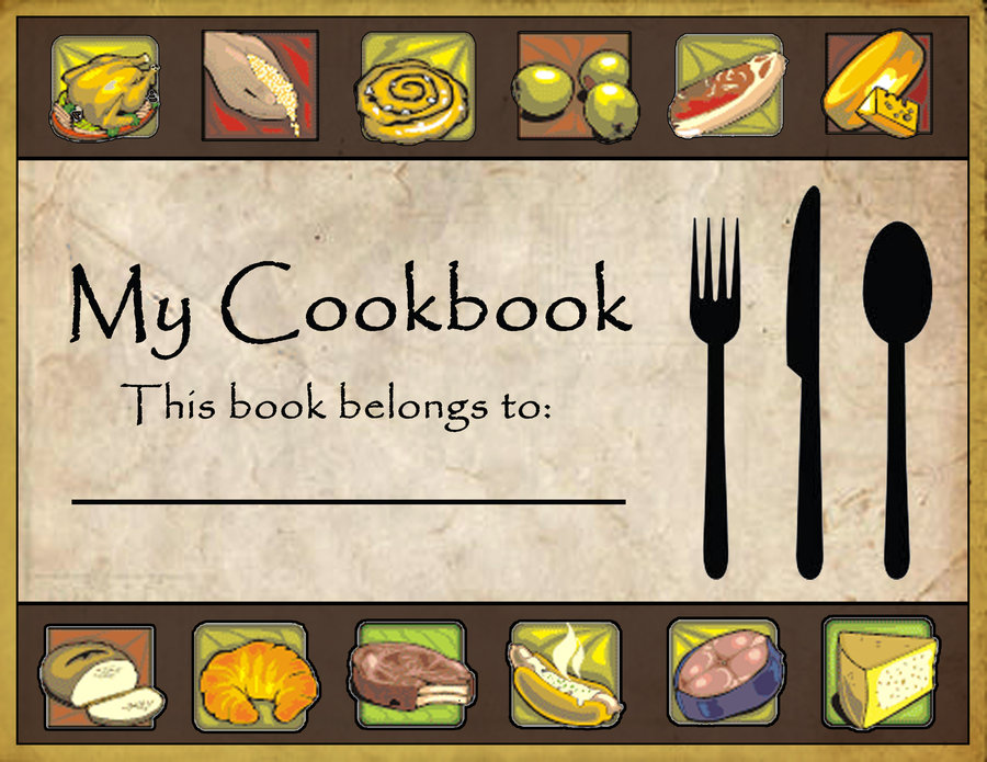 Cooking Book Front Cover Clip Art Library