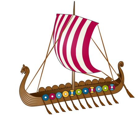 Vikings Long Boat Clipart Clip Art Library