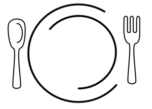 Fish On Plate Clipart