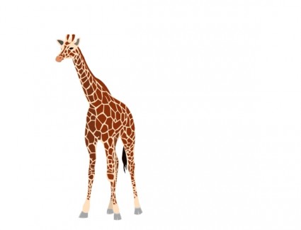 Giraffe clip art free Free vector for free download about