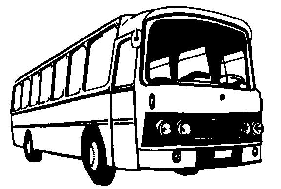 charter bus clipart - photo #14