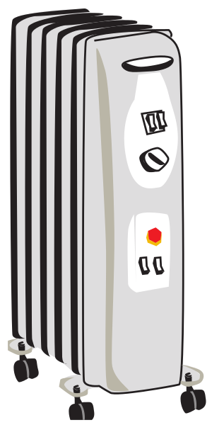 space heater clipart - photo #3
