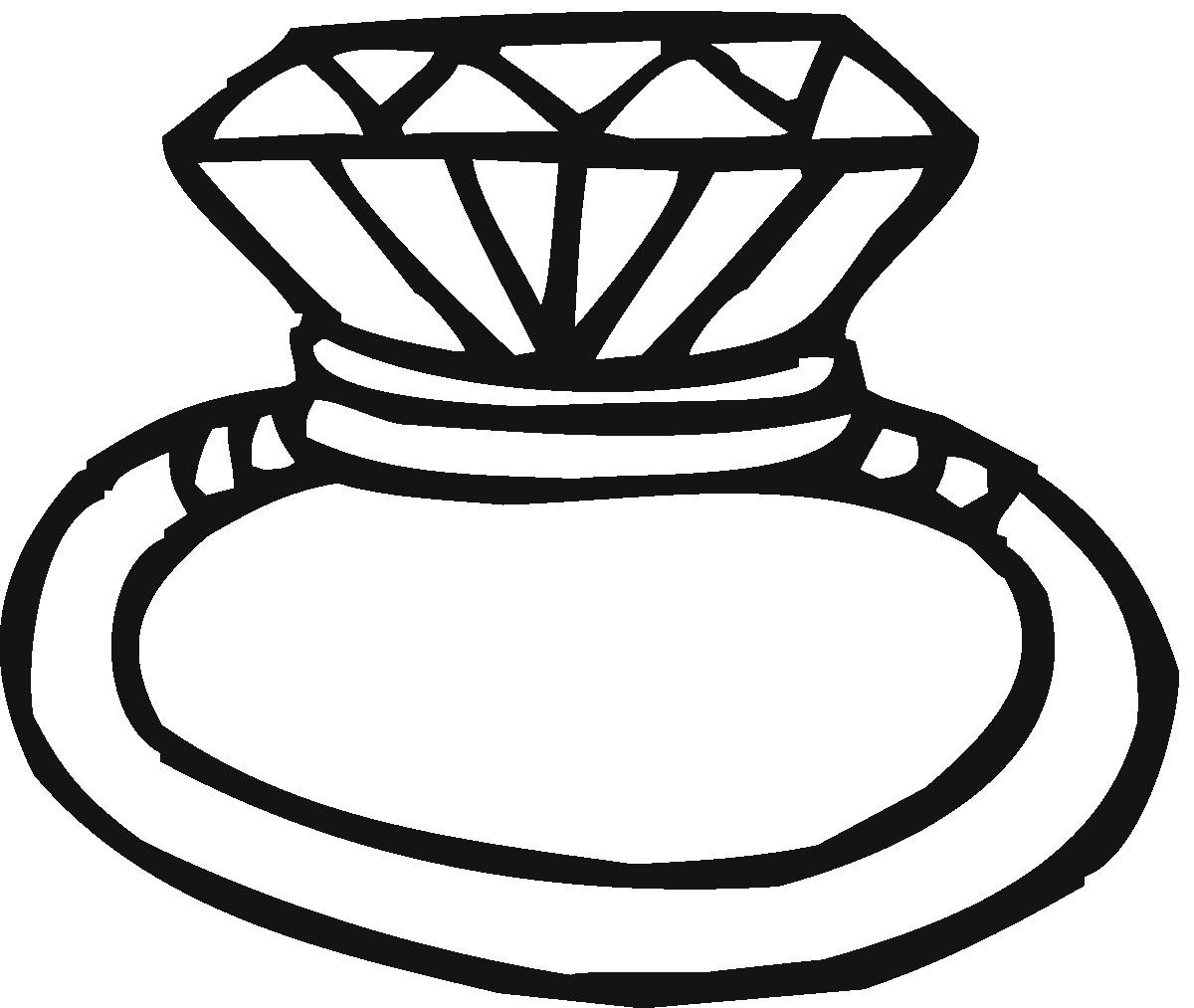 Wedding Ring Clipart Black And White