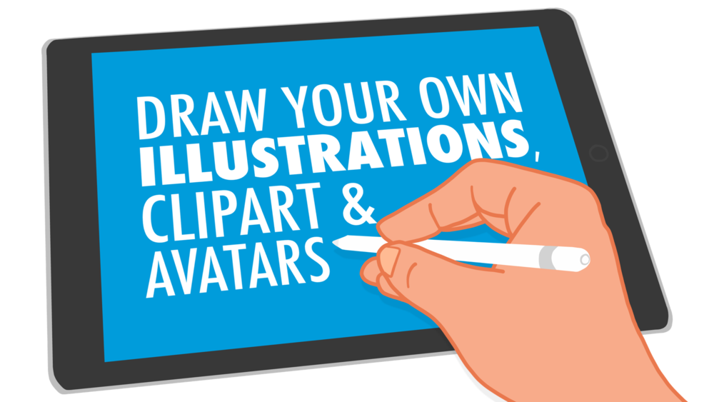 Draw Your Own Illustrations, Clipart , Avatars