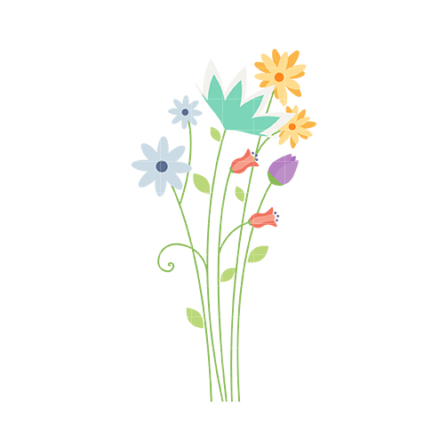 flower meadow clipart - photo #2