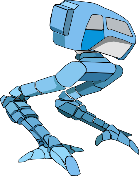 Robot Walker Clip Art