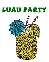 Luau Party Clip Art Free