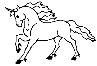 Unicorn clip art free vector in encapsulated postscript image 