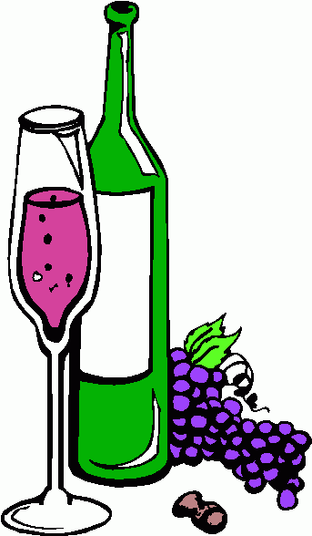 clipart wine glasses and bottles - photo #9