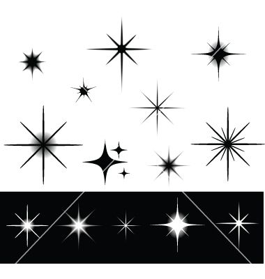 Clip Art Sparkle Star 3 Clipart