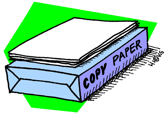 Ream Of Copy Paper Clipart