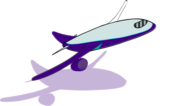 Airplane Taking Off Clip Art