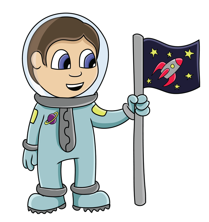 Astronaut In Space Clipart
