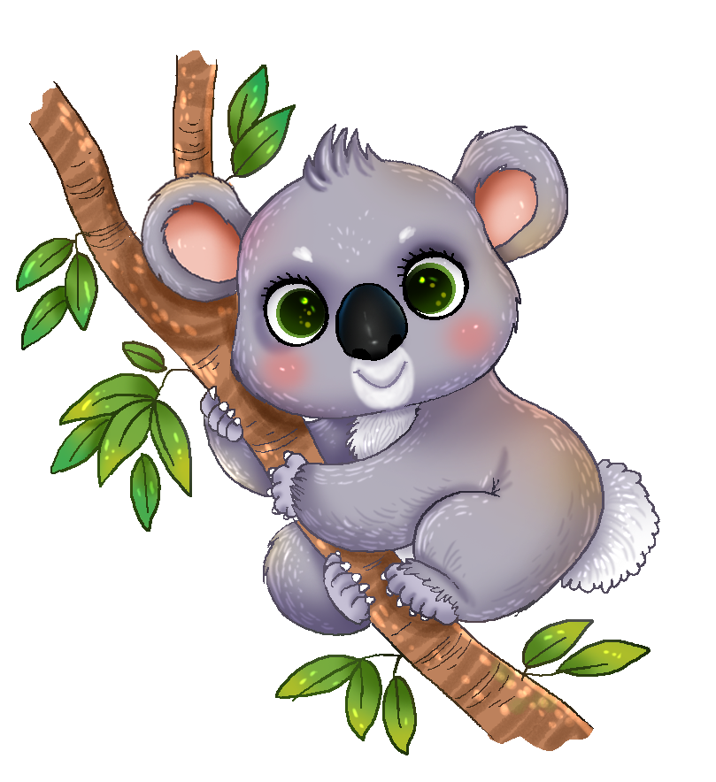 Free to Use , Public Domain Koala Clip Art