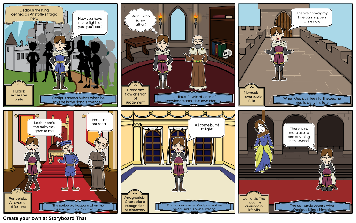 Oedipus the King Storyboard Storyboard by camgregorio