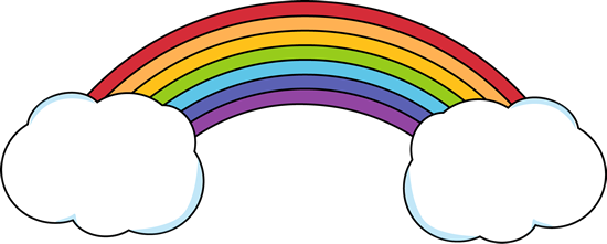 Rainbow cliparts image 