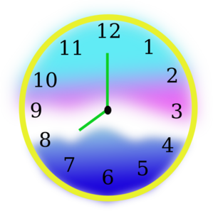 Colorful Clock Clipart 