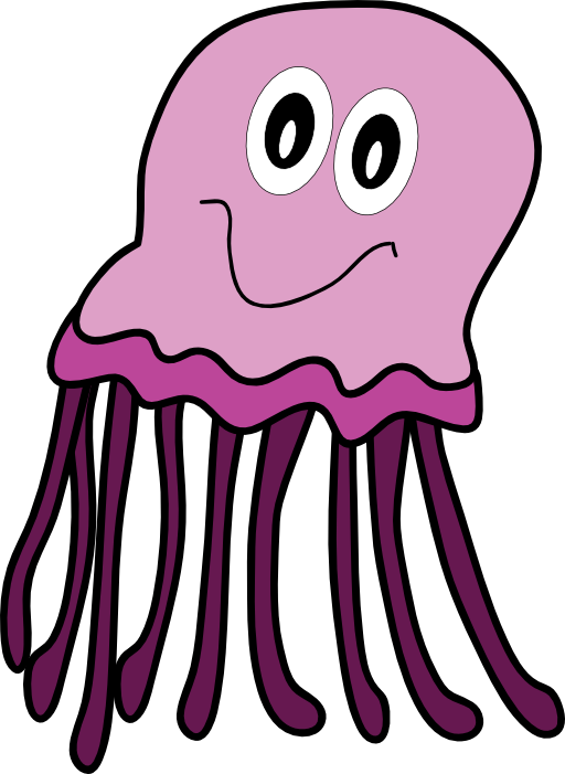 animated jellyfish clipart - photo #23