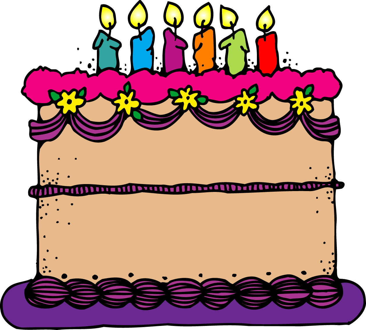 Birthday Cakes Clip Art Image