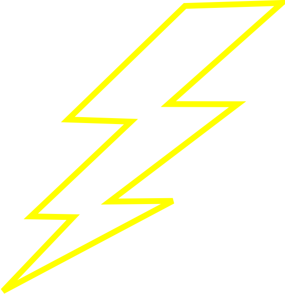 Lightning bolt clipart free clipart image