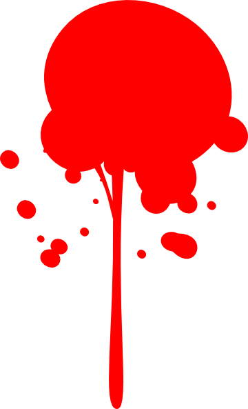 Red Paint Splatter Clip Art Clip Art