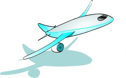 Plane Taking Off Clipart