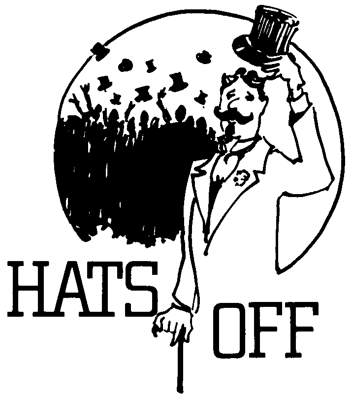 Hats Off To You Clipart