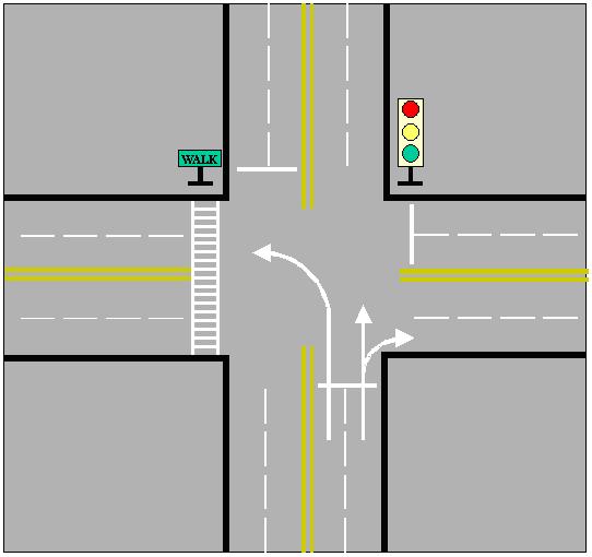 highway intersection diagram