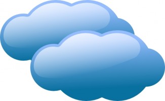 Cloudy weather symbols clip art Free vector for free download