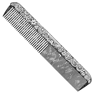 vintage hair comb drawing - Clip Art Library
