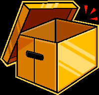 CLIP ART open box ready to pack CLIP ART open box ready to pack