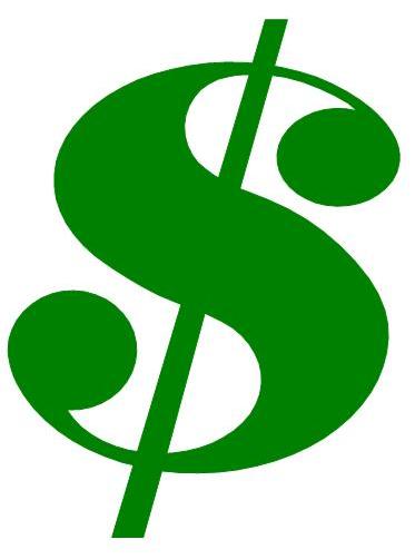 Green Dollar Sign Clipart