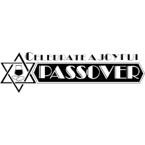 Joyful Passover Title clipart, cliparts of Joyful Passover Title