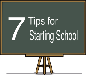 7 Tips For Starting School Clip Art