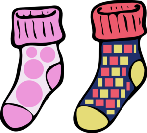 Crazy Socks Clipart