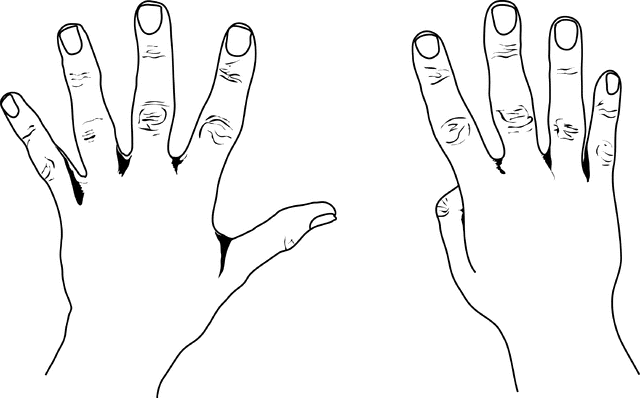 Nine Fingers Clipart