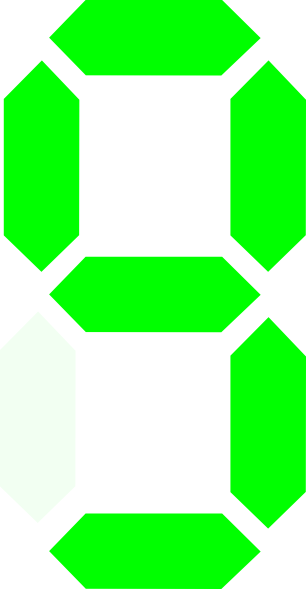 Green Nine Clip Art