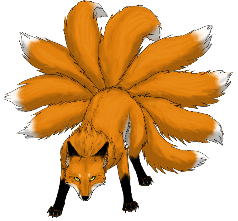 Nine Tail Fox Clipart