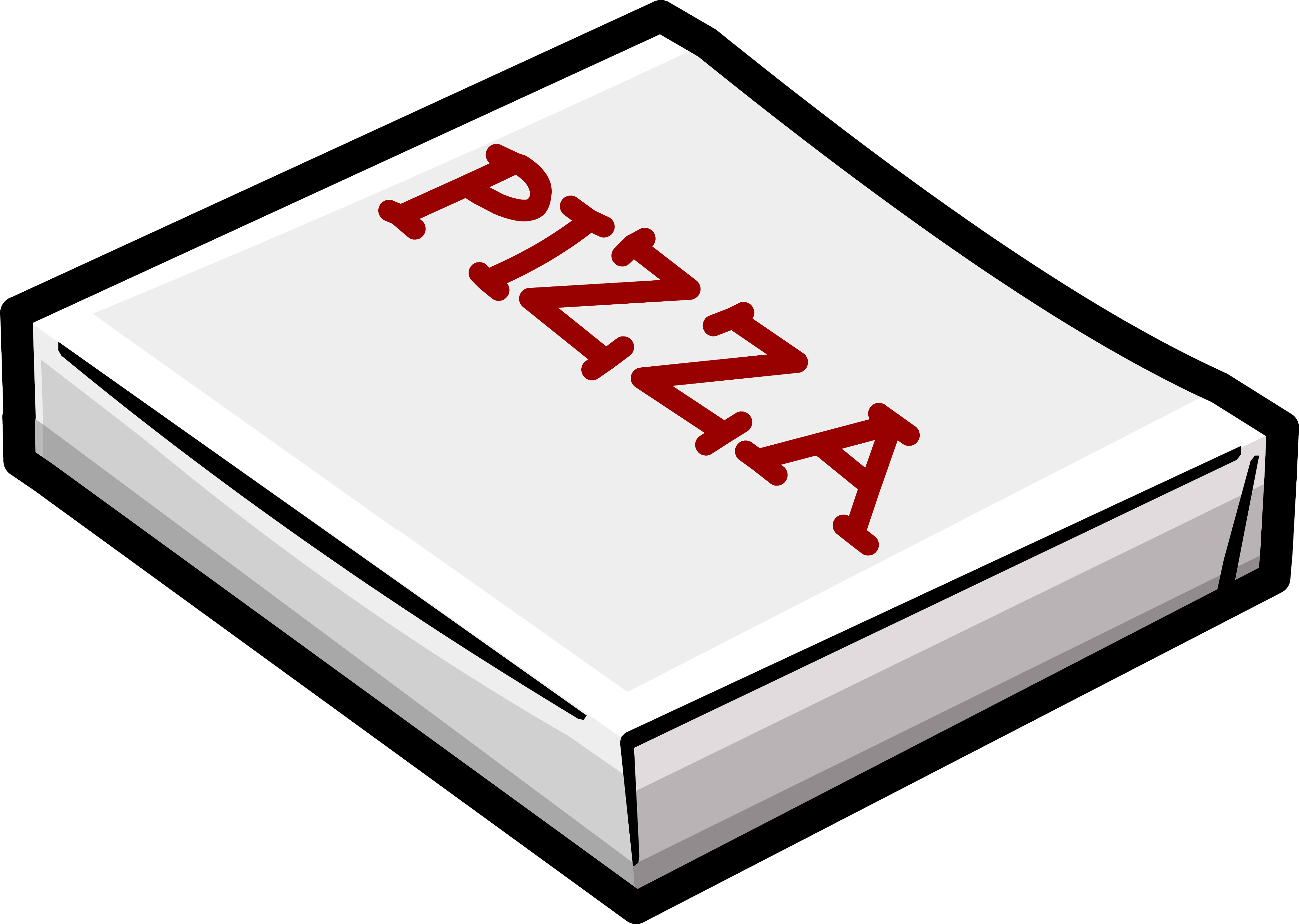 pizza clipart black and white free - photo #18