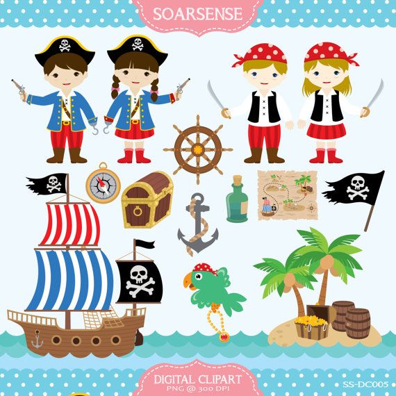 Pirate clipart 1 image
