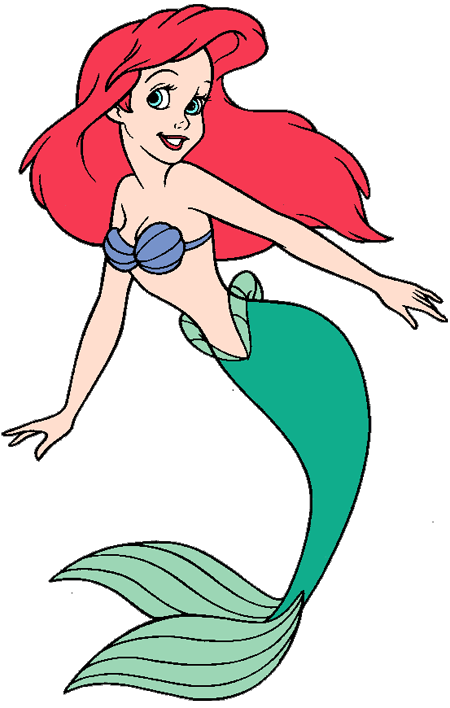 little mermaid clipart borders